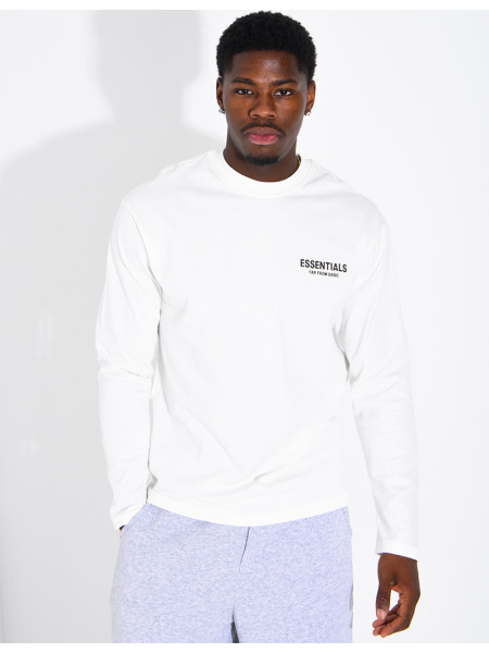 "Essentials" long-sleeved T-shirt