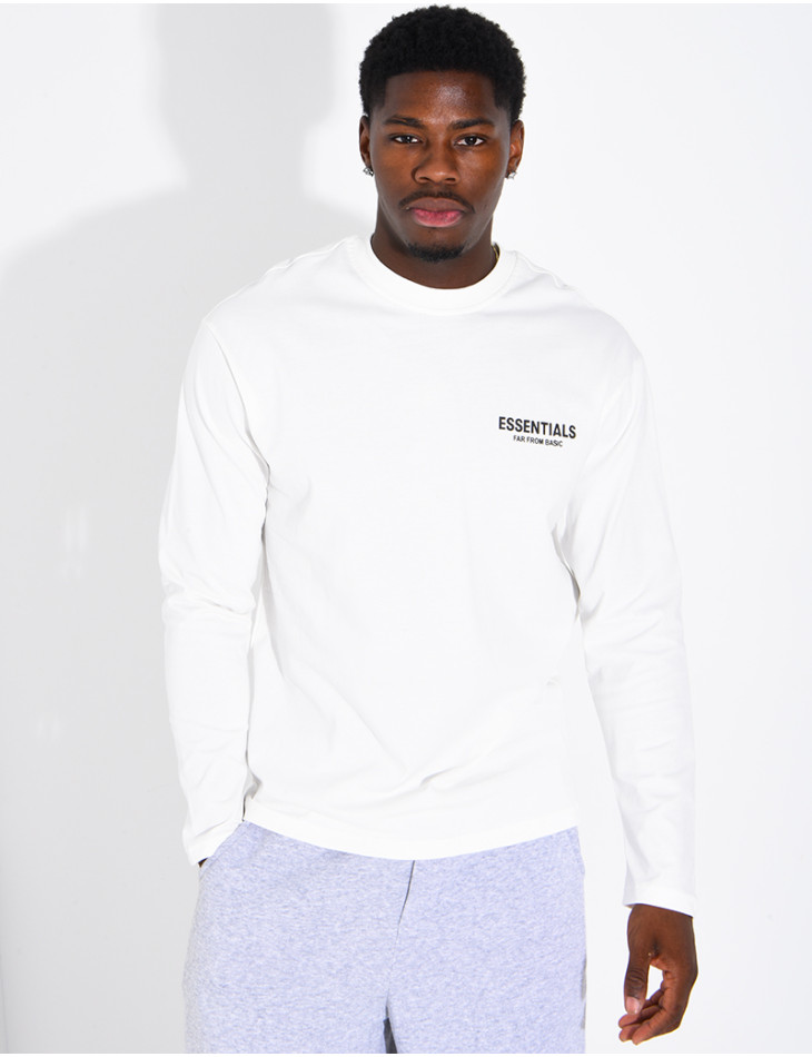 "Essentials" long-sleeved T-shirt