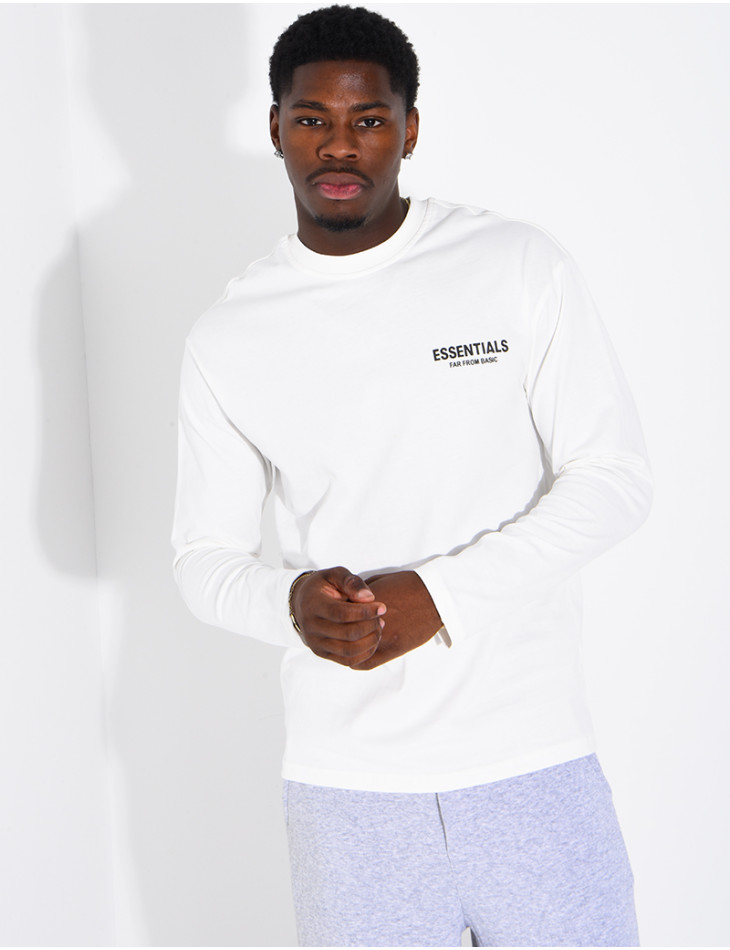 "Essentials" long-sleeved T-shirt