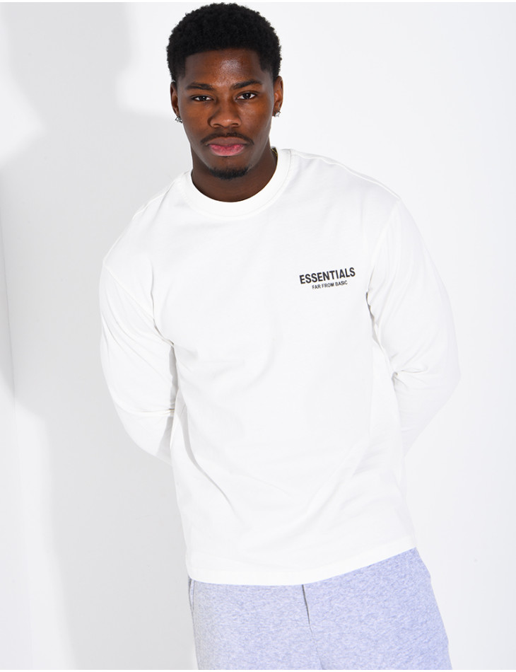 "Essentials" long-sleeved T-shirt