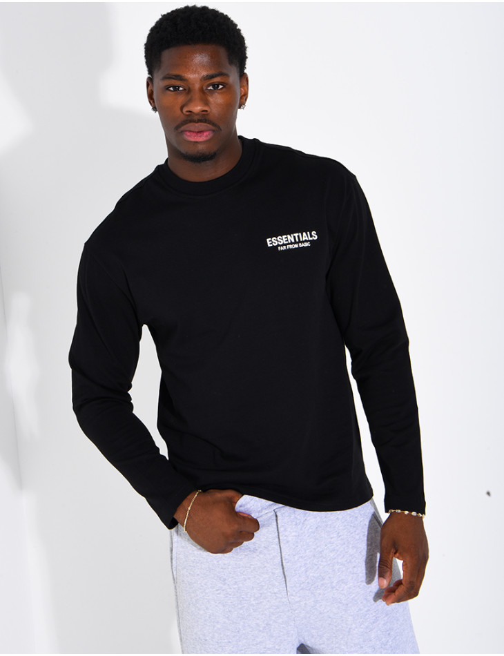 "Essentials" long-sleeved T-shirt