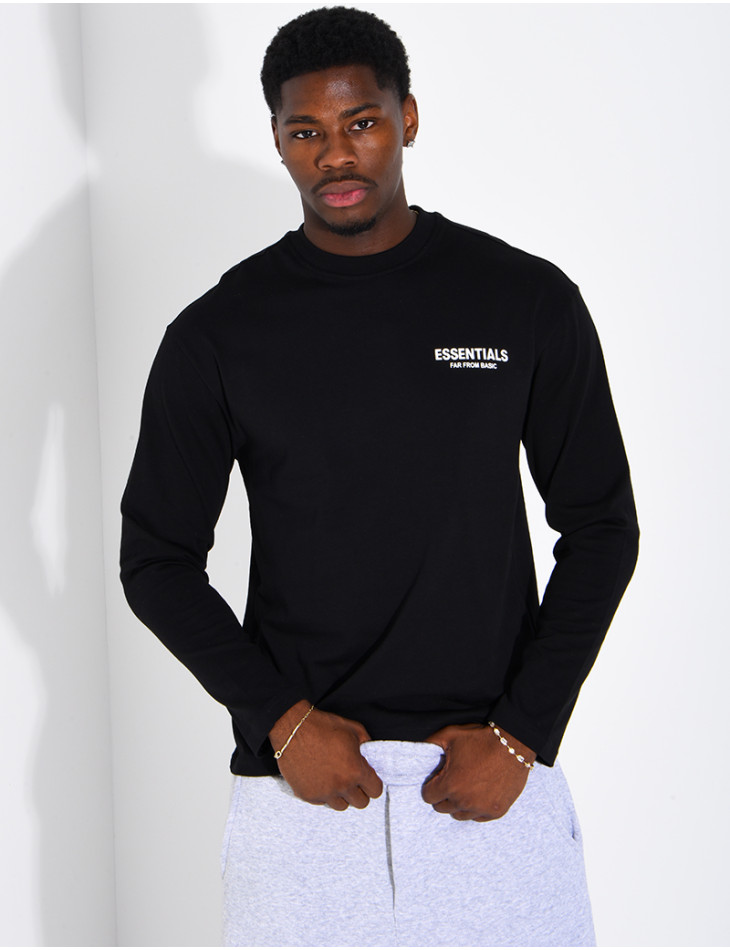 "Essentials" long-sleeved T-shirt