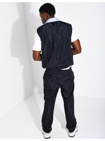 Ensemble en tissu imperméable pantalon et veste sans manches réversible
