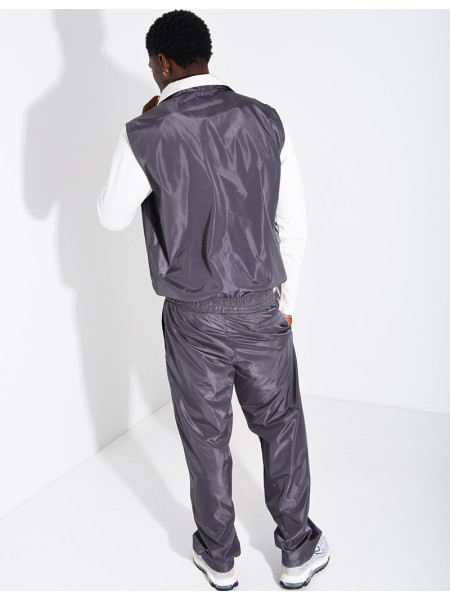 Ensemble en tissu imperméable pantalon et veste sans manches réversible