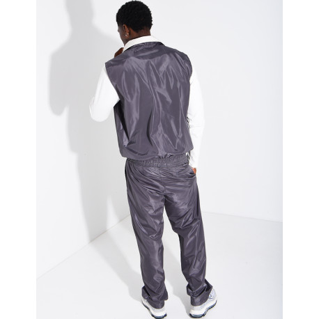 Ensemble en tissu imperméable pantalon et veste sans manches réversible