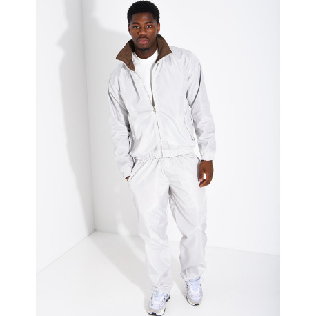 Ensemble en tissu imperméable pantalon et veste réversible