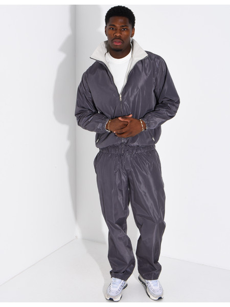 Ensemble en tissu imperméable pantalon et veste réversible