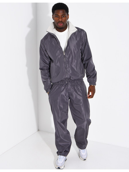 Ensemble en tissu imperméable pantalon et veste réversible