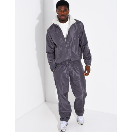 Ensemble en tissu imperméable pantalon et veste réversible