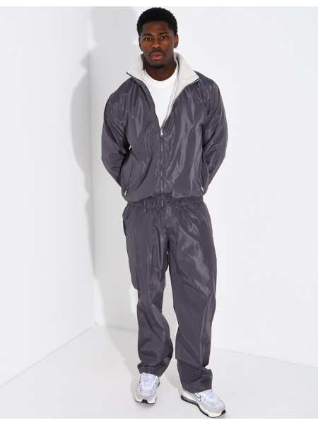 Ensemble en tissu imperméable pantalon et veste réversible