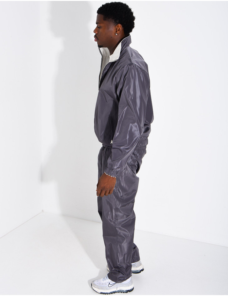 Ensemble en tissu imperméable pantalon et veste réversible