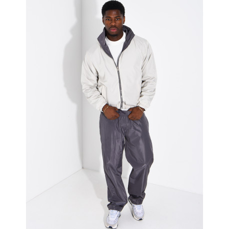 Ensemble en tissu imperméable pantalon et veste réversible