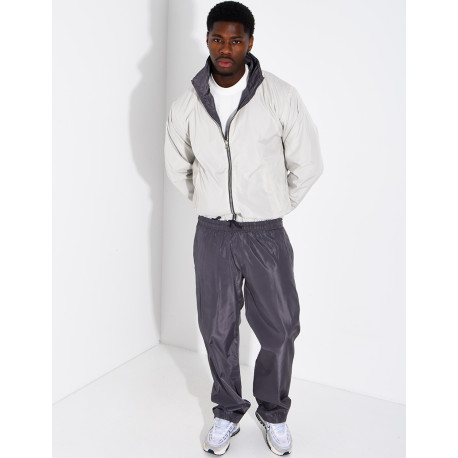 Ensemble en tissu imperméable pantalon et veste réversible