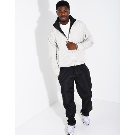 Ensemble en tissu imperméable pantalon et veste réversible