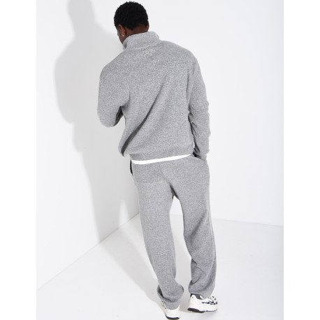 Ensemble côtelé pantalon et pull à col zippé
