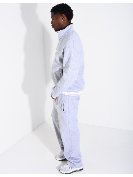 Ensemble jogging à liserés contrastants pantalon et veste