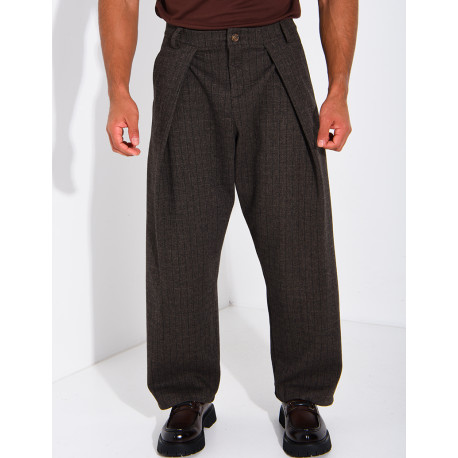 Pantalon à rayures