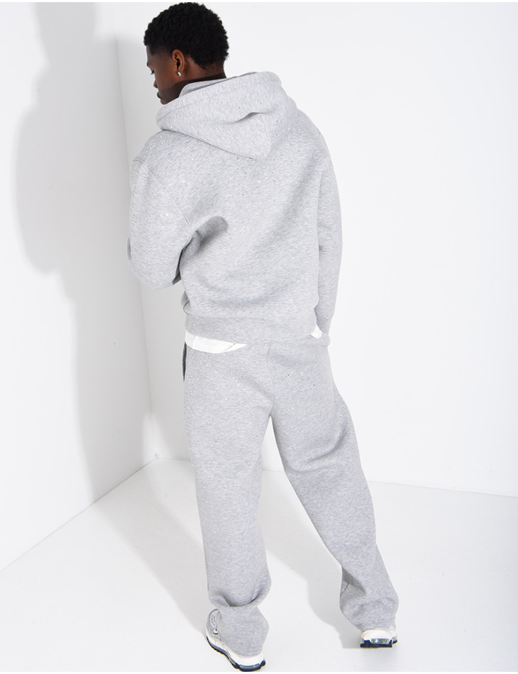 Ensemble en néoprène à strass pantalon et veste à capuche
