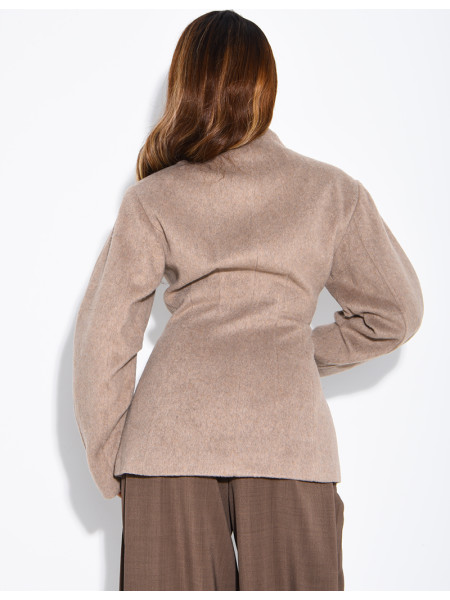Short felt jacket