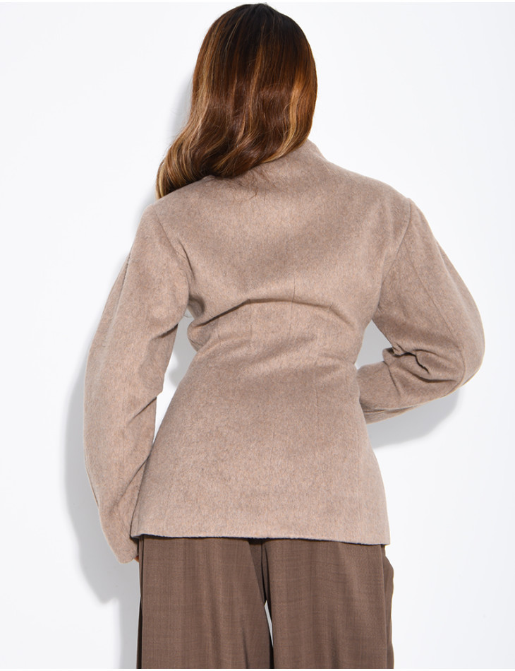 Short felt jacket
