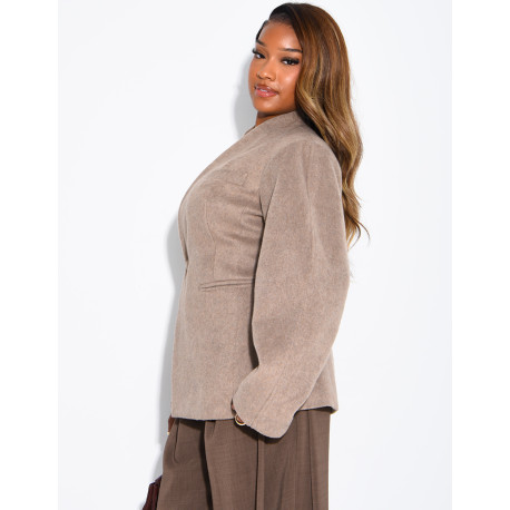 Short felt jacket