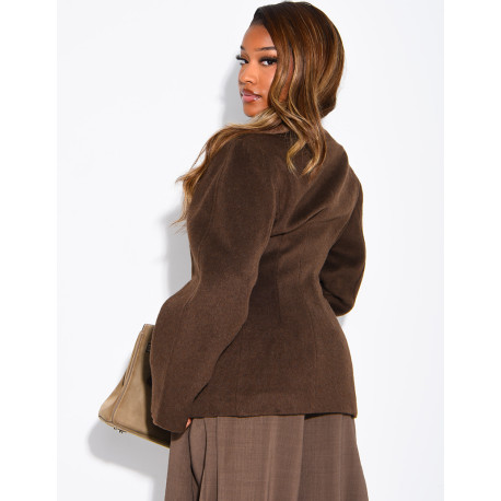 Short felt jacket