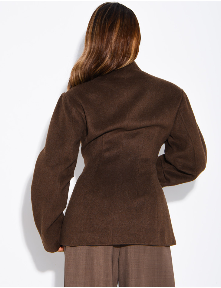 Short felt jacket