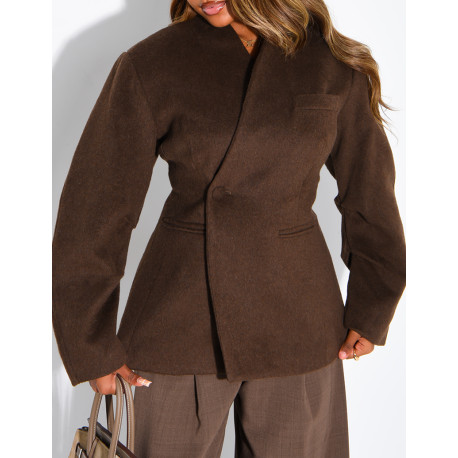 Short felt jacket