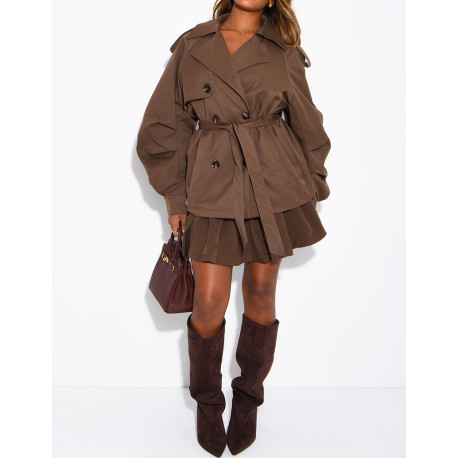 Short trench coat