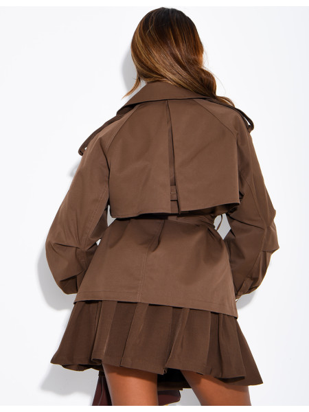 Short trench coat