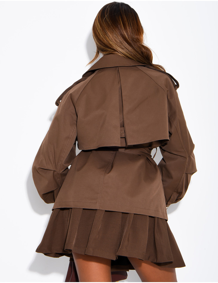 Short trench coat