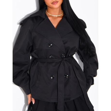 Short trench coat