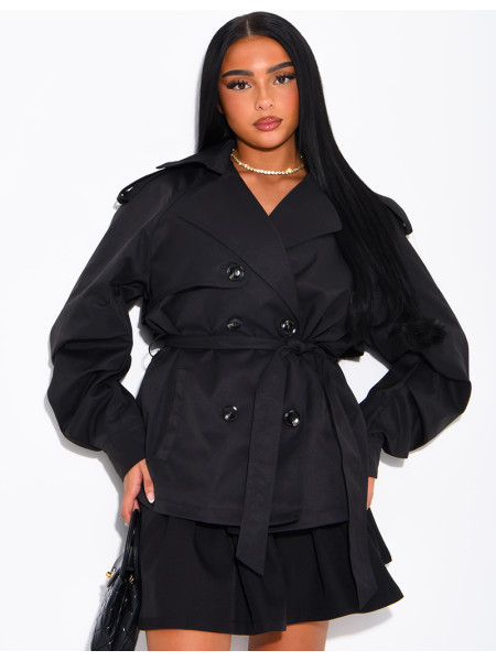 Short trench coat