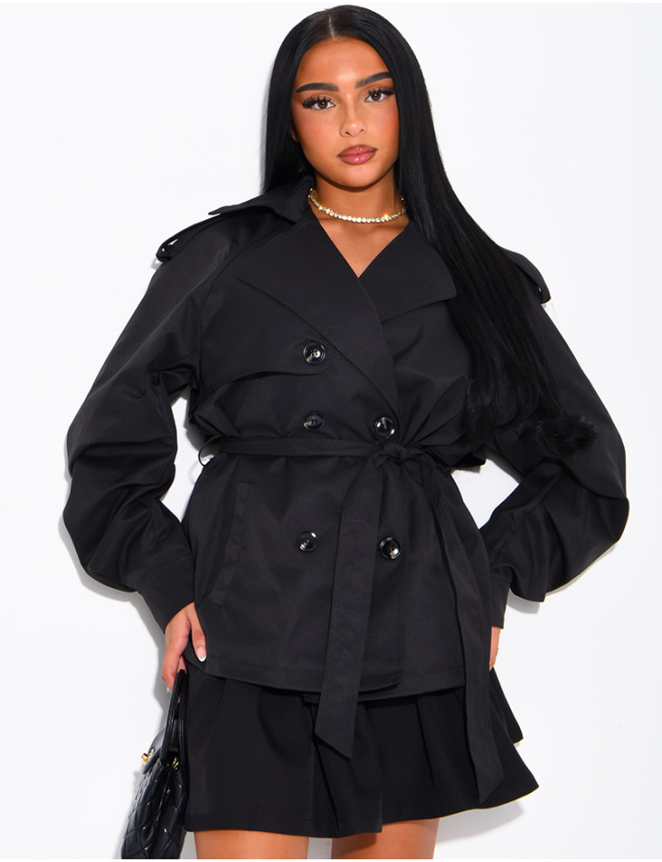 Short trench coat
