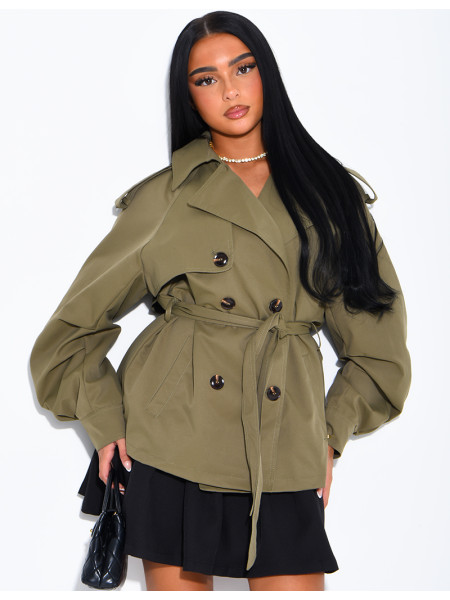 Short trench coat