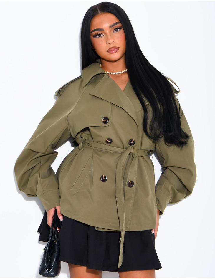 Short trench coat