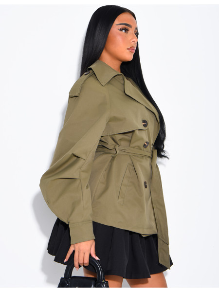 Short trench coat