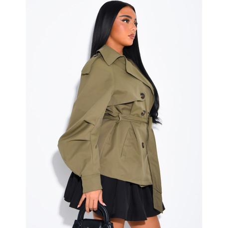 Short trench coat