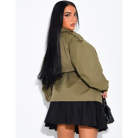 Short trench coat
