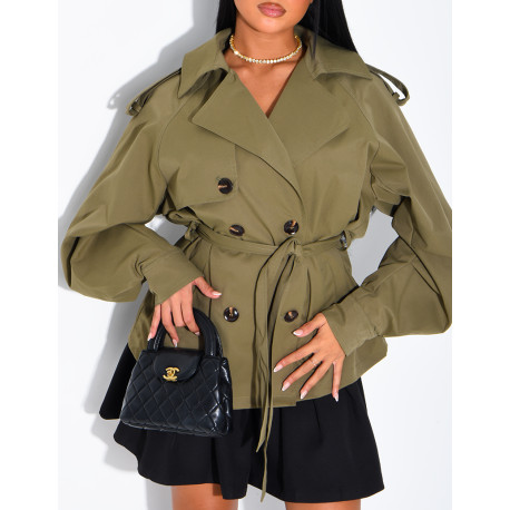 Short trench coat