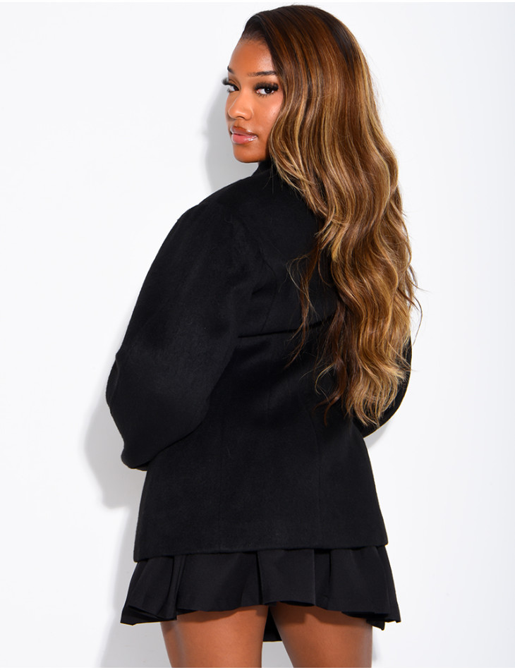 Veste premium style blazer en laine