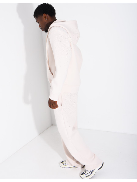 Ensemble en néoprène à strass pantalon et veste à capuche