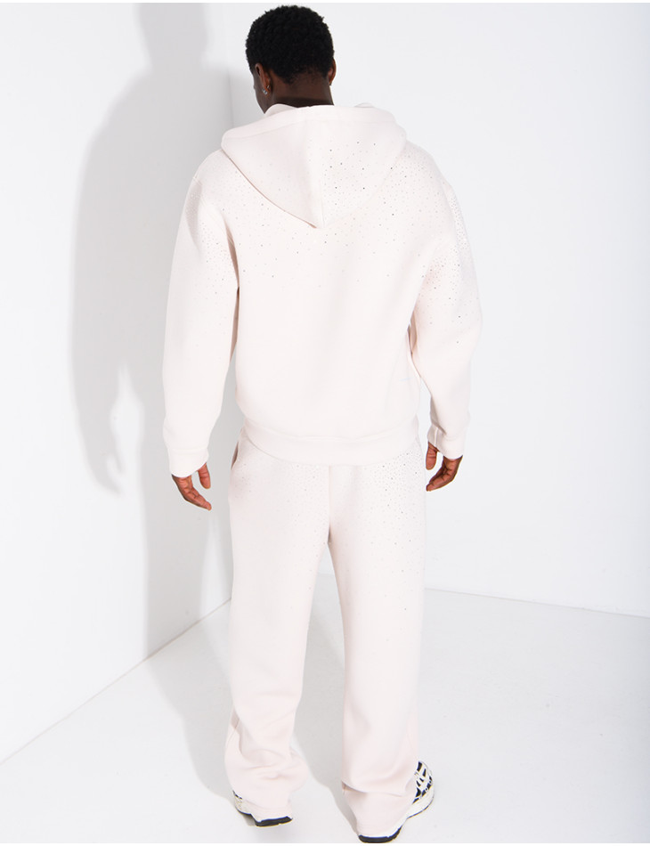 Ensemble en néoprène à strass pantalon et veste à capuche