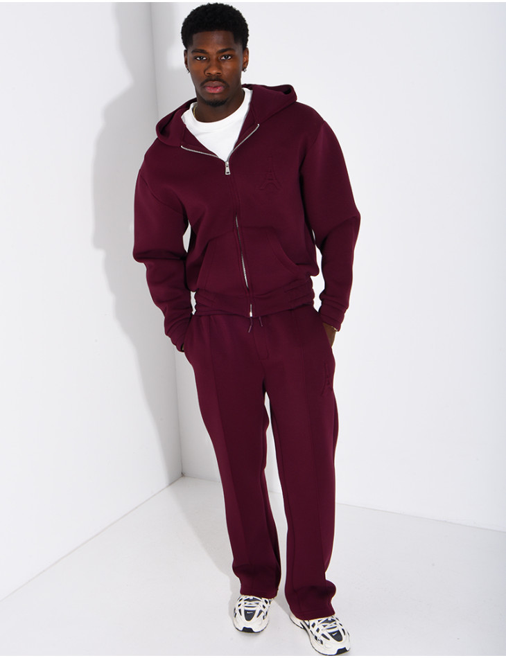 Ensemble pantalon et veste à capuche avec relief Tour Eiffel