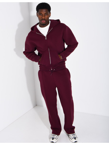 Ensemble pantalon et veste à capuche avec relief Tour Eiffel