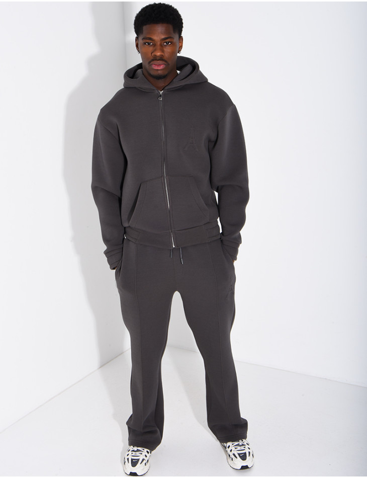 Ensemble pantalon et veste à capuche avec relief Tour Eiffel