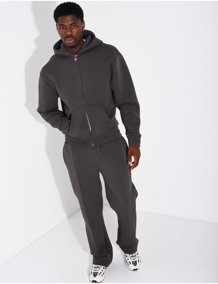 Ensemble pantalon et veste à capuche avec relief Tour Eiffel