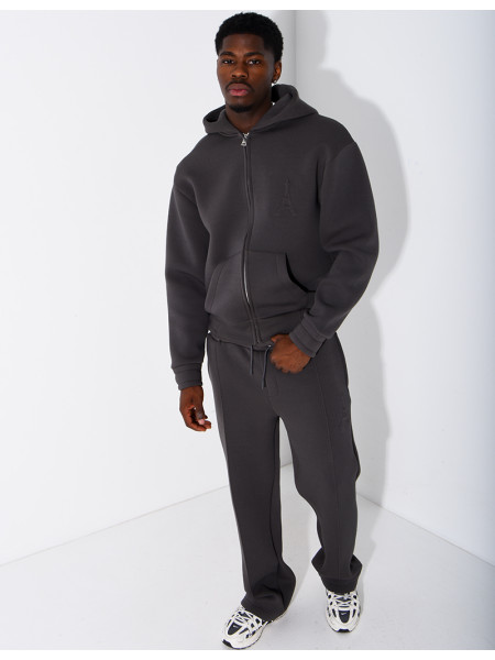 Ensemble pantalon et veste à capuche avec relief Tour Eiffel