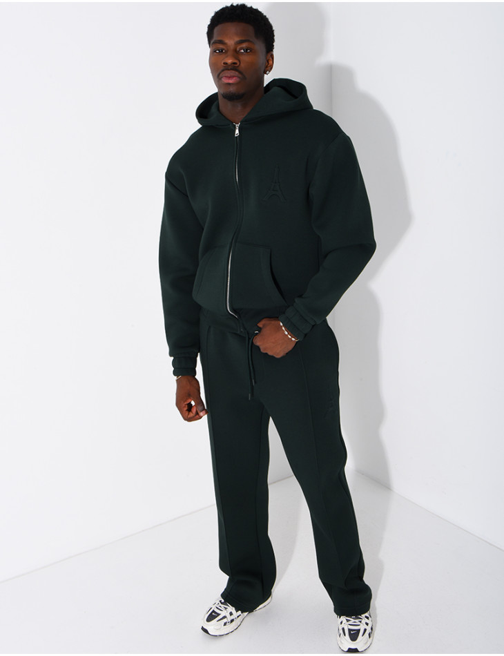 Ensemble pantalon et veste à capuche avec relief Tour Eiffel