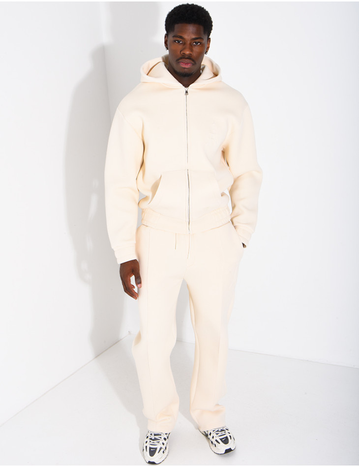 Ensemble pantalon et veste à capuche avec relief Tour Eiffel